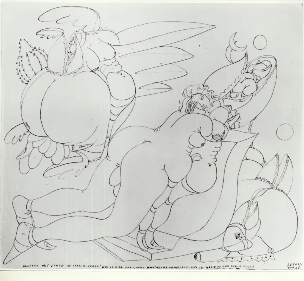 Anonimo , Zancanaro, Antonio - sec. XX - Alliati mii state in Italia [...] , fronte