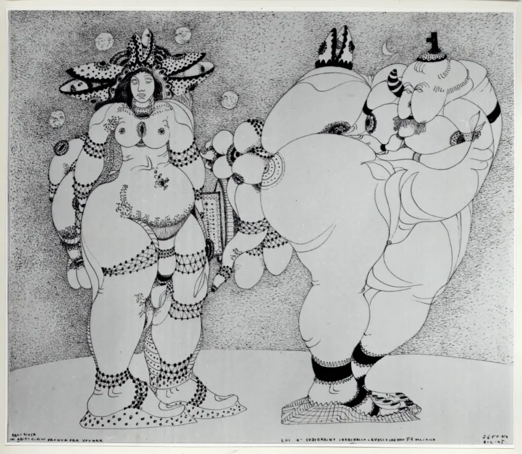 Anonimo , Zancanaro, Antonio - sec. XX - Religiosa in abiti civili pronta per votare , fronte