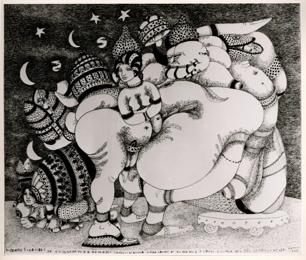 Anonimo , Zancanaro, Antonio - sec. XX - Il changez=croisez de l'Osservatore Romano , fronte