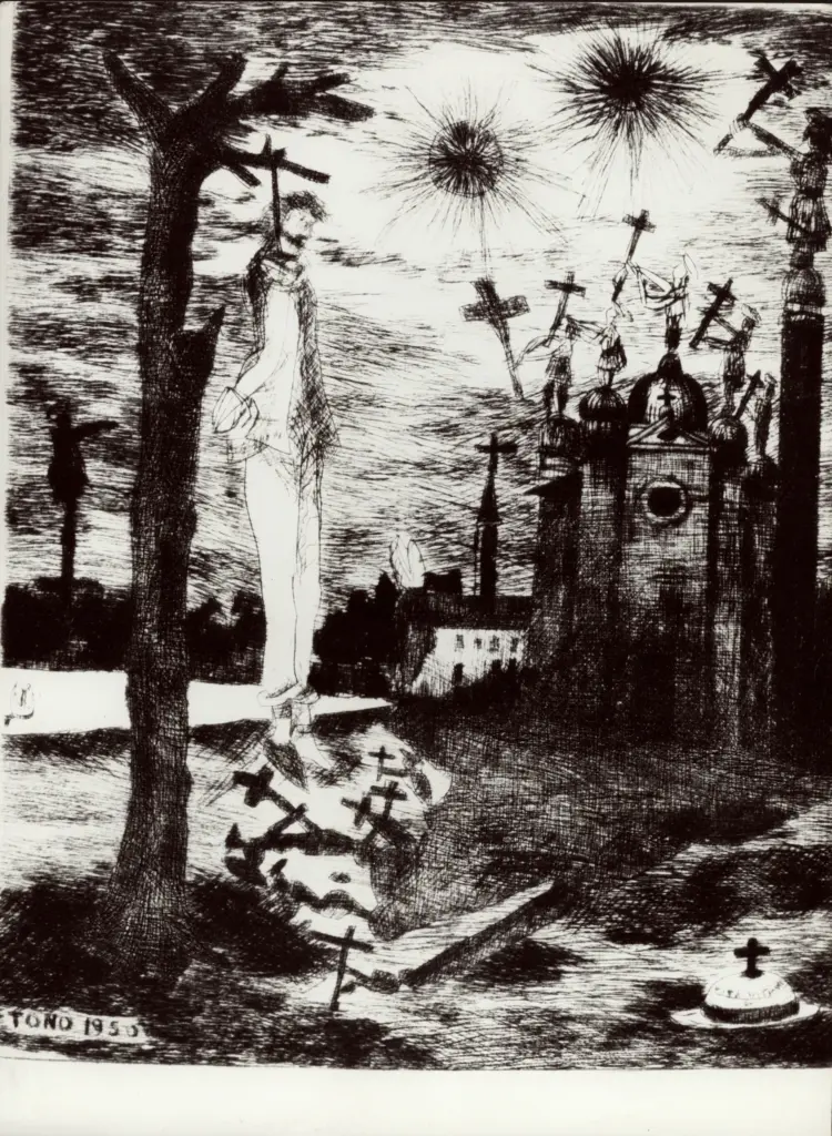 Anonimo , Zancanaro, Antonio - sec. XX - I giorni e le opere della civilt&agrave;