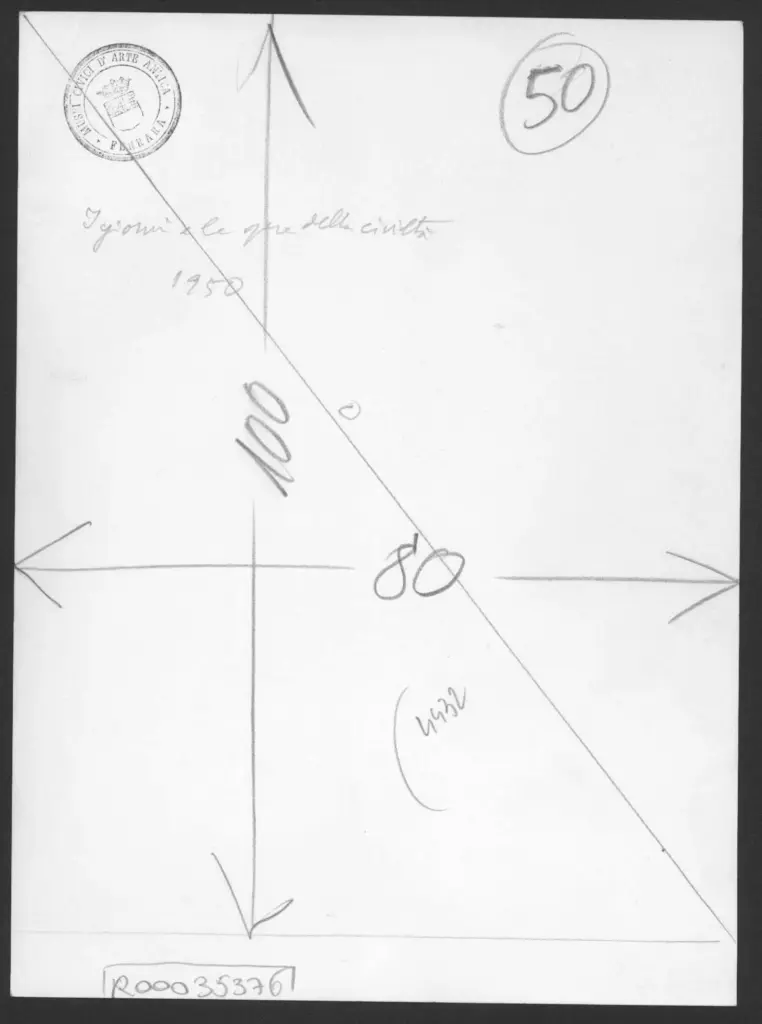 Anonimo , Zancanaro, Antonio - sec. XX - I giorni e le opere della civilt&agrave;