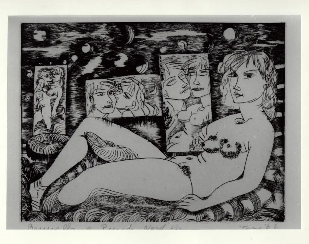 Anonimo , Zancanaro, Antonio - sec. XX - Brunalba a punta Nord , fronte