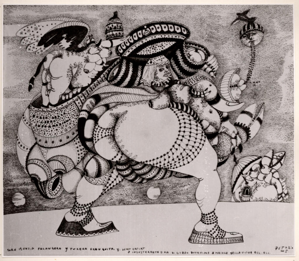 Anonimo , Zancanaro, Antonio - sec. XX - Sora Ignazia falangera y torera [...] , fronte