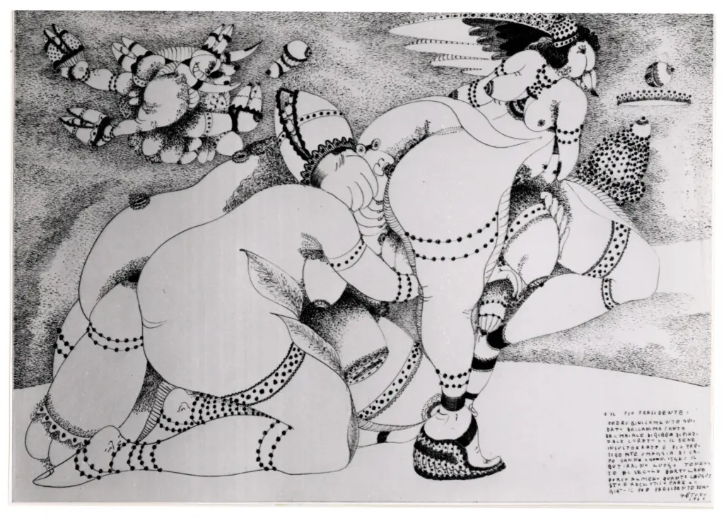 Anonimo , Zancanaro, Antonio - sec. XX - Il pio presidente [...] , fronte