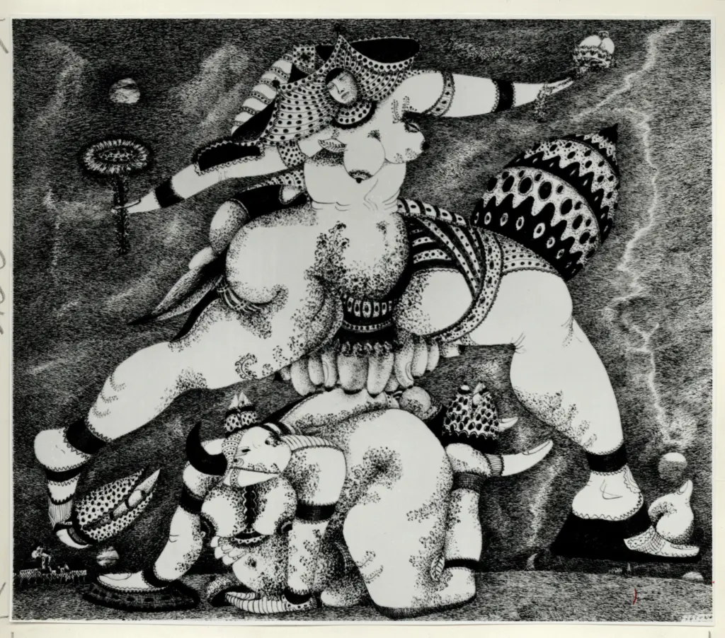 Anonimo , Zancanaro, Antonio - sec. XX - Demopretoni(?) , fronte