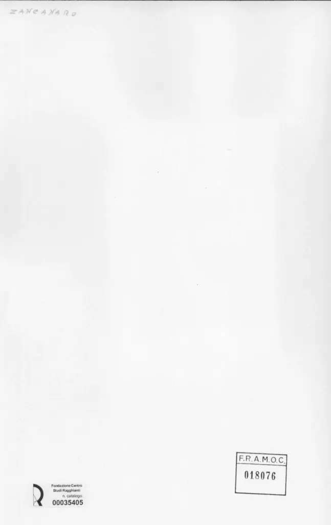 Anonimo , Zancanaro, Antonio - sec. XX - PA XXXII-32. E qui basti l'effetto , retro