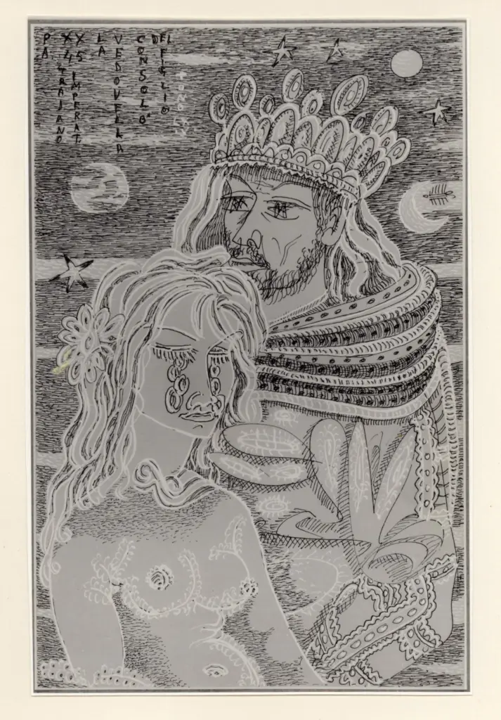 Anonimo , Zancanaro, Antonio - sec. XX - PA XX-45. Trajano imperat. la vedovella consol&ograve; del figlio , fronte