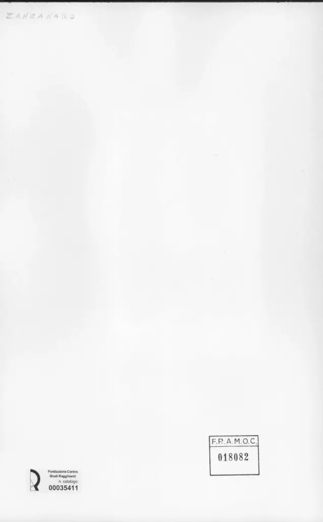 Anonimo , Zancanaro, Antonio - sec. XX - PU IX-23. Ganimede e Giove e la fresca Aurora , retro