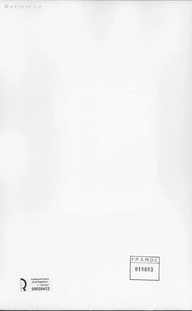 Anonimo , Zancanaro, Antonio - sec. XX - PA XV. Non faceva nascendo ancor paura la figlia al padre , retro