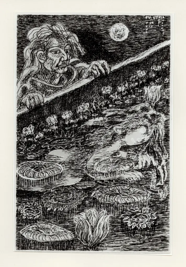 Anonimo , Zancanaro, Antonio - sec. XX - PU. V°. Pia dei Tolomei , fronte