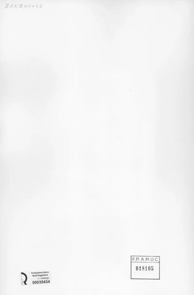 Anonimo , Zancanaro, Antonio - sec. XX - PA XIX. Cadde acerbo Lucifero il bello , retro