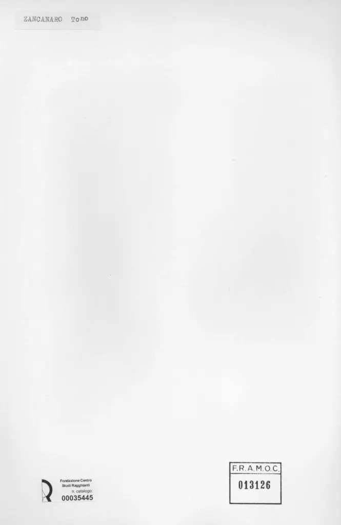 Anonimo , Zancanaro, Antonio - sec. XX - Vaso con figura femminile , retro