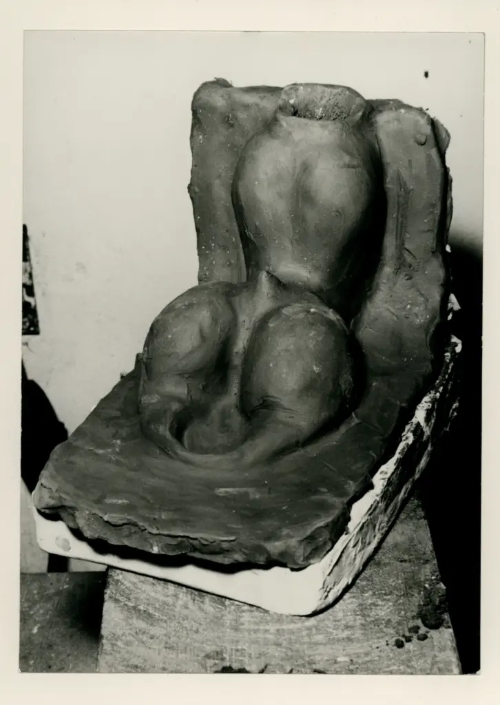 Anonimo , Zancanaro, Antonio - sec. XX - Scultura in preparazione