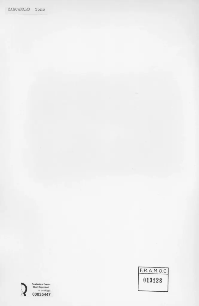 Anonimo , Zancanaro, Antonio - sec. XX - Vaso con disegnata figura femminile , retro