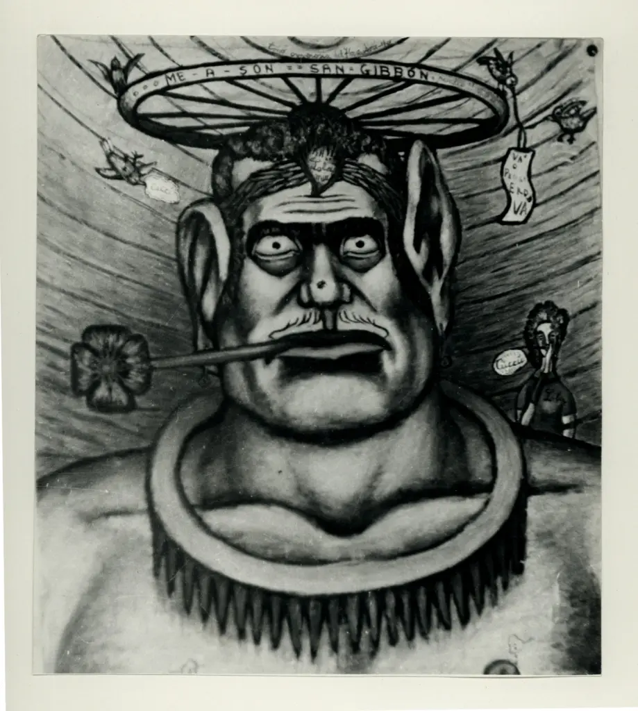 Anonimo , Zancanaro, Antonio - sec. XX - Me a son San Gibbón , fronte