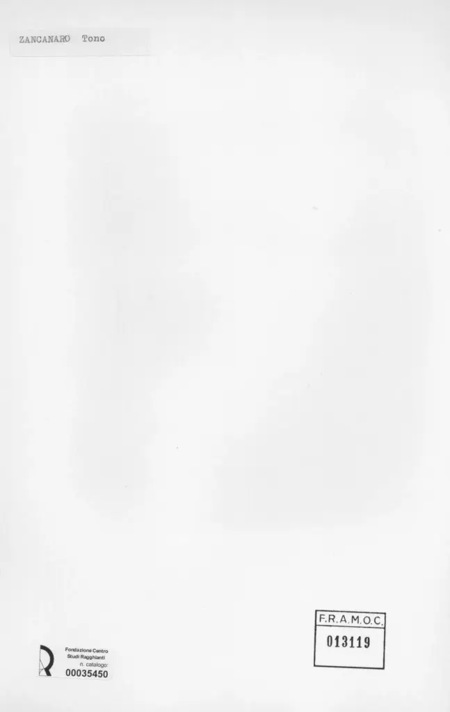 Anonimo , Zancanaro, Antonio - sec. XX - Me a son San Gibbón , retro