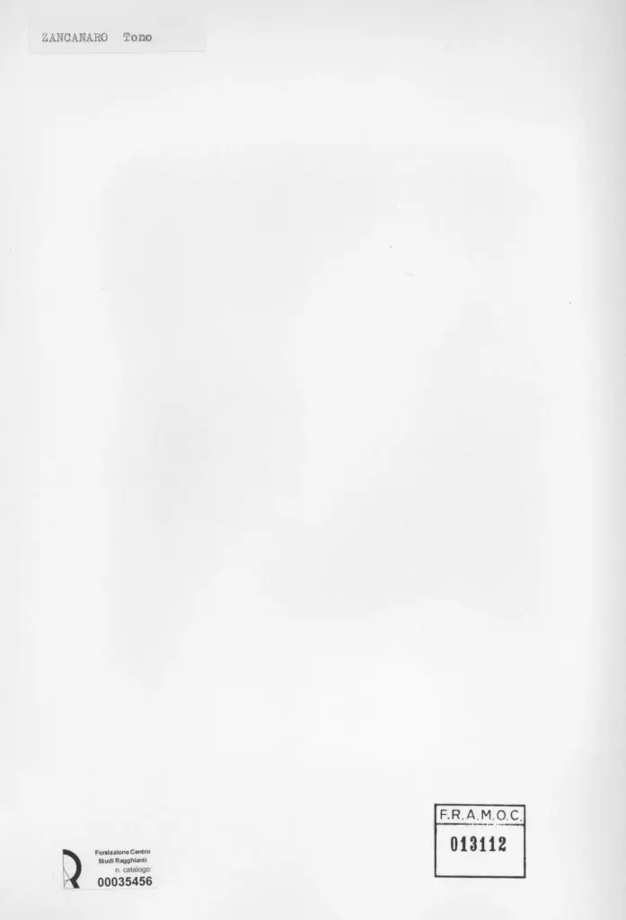 Anonimo , Zancanaro, Antonio - sec. XX - Cono Nuzzo Caruso di Capo d'Orlando , retro