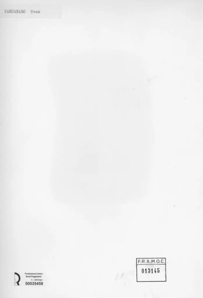 Anonimo , Zancanaro, Antonio - sec. XX - Scultura , retro