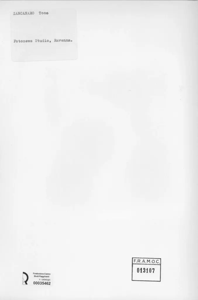 Fotonews , Zancanaro, Antonio - sec. XX - Renzo Bussotti , retro