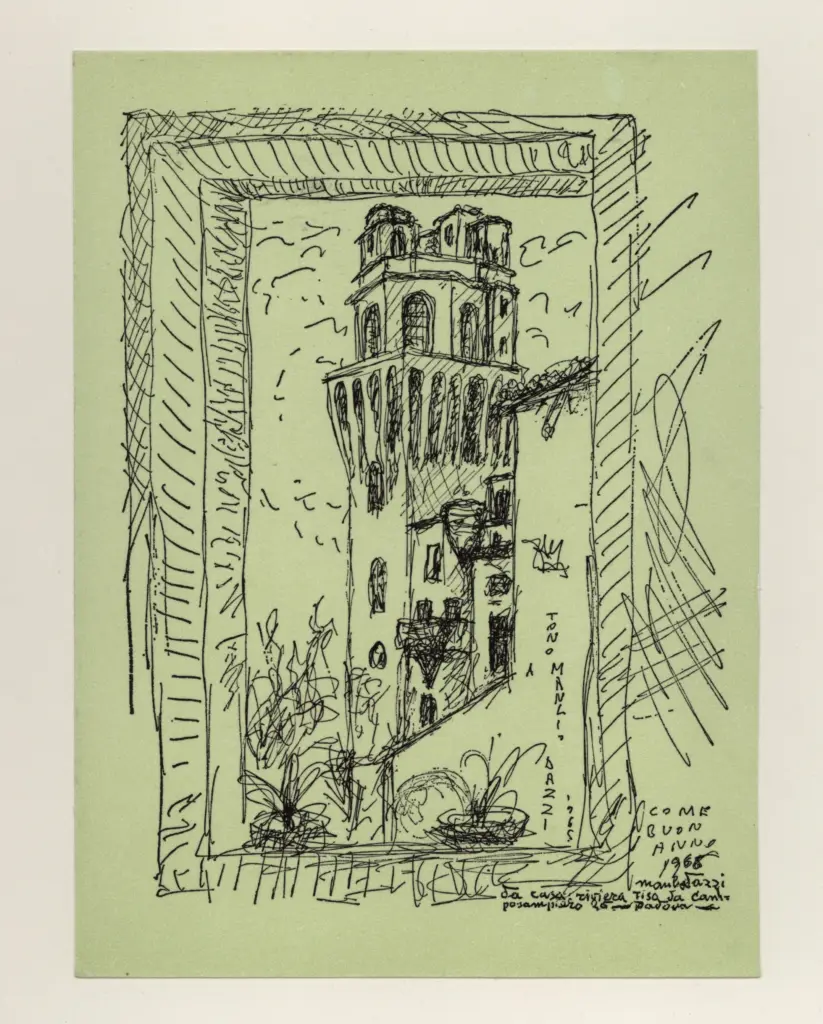 Anonimo , Zancanaro, Antonio - sec. XX - La casa riviera [...] , fronte