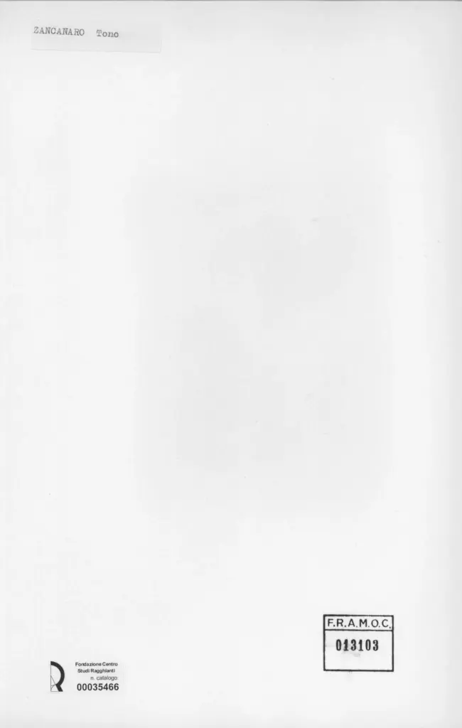 Anonimo , Zancanaro, Antonio - sec. XX - La casa riviera [...] , retro