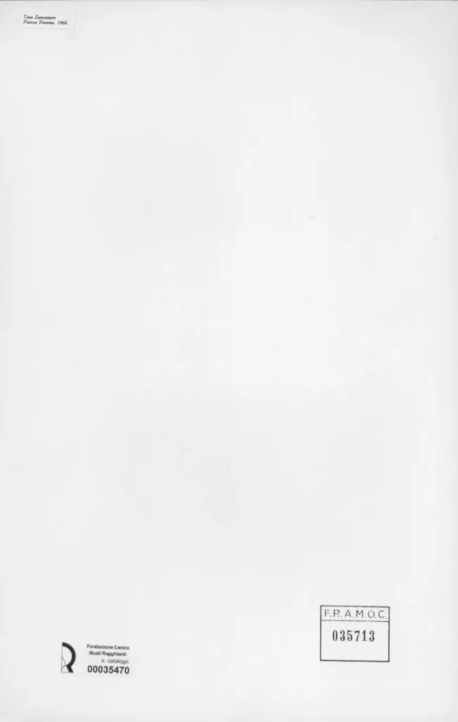 Anonimo , Zancanaro, Antonio - sec. XX - Piazza Navona , retro