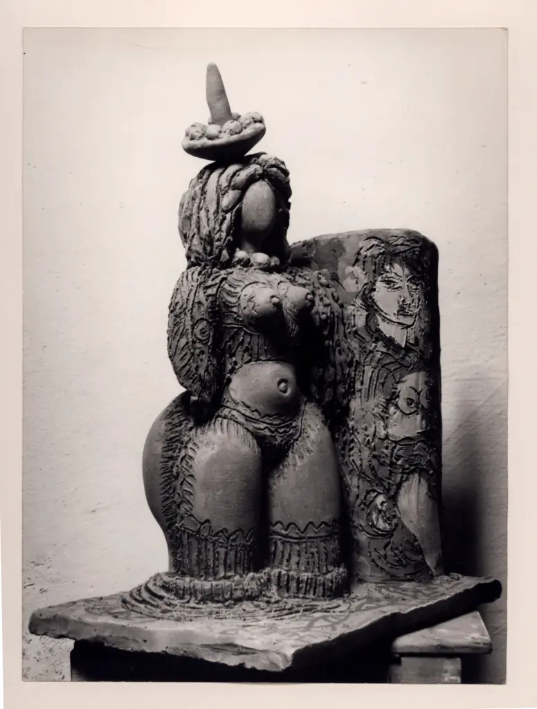 Anonimo , Zancanaro, Antonio - sec. XX - Busto di donna , fronte