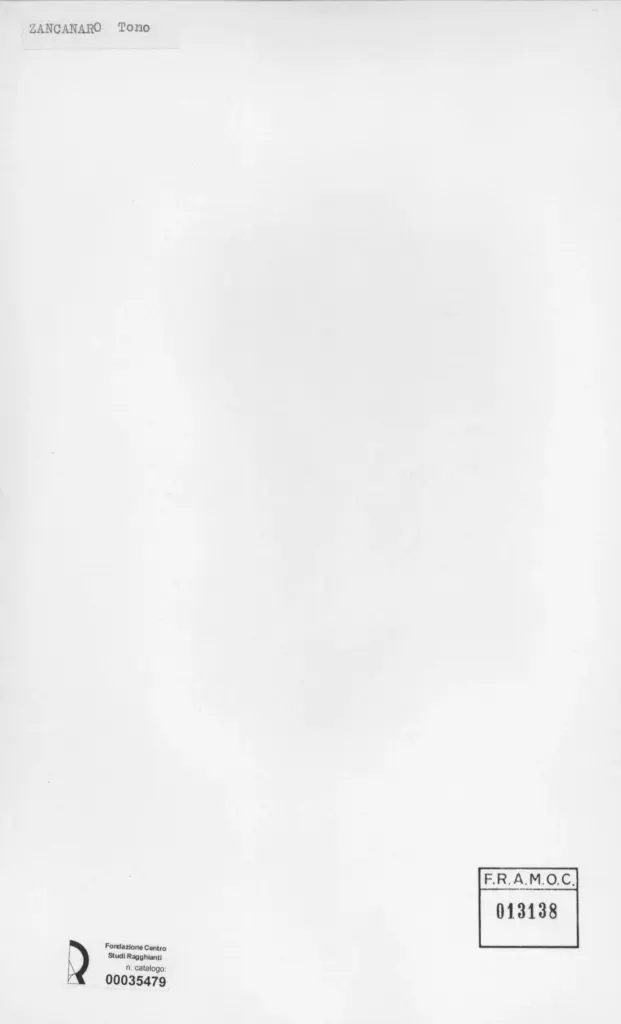 Anonimo , Zancanaro, Antonio - sec. XX - Scultura , retro