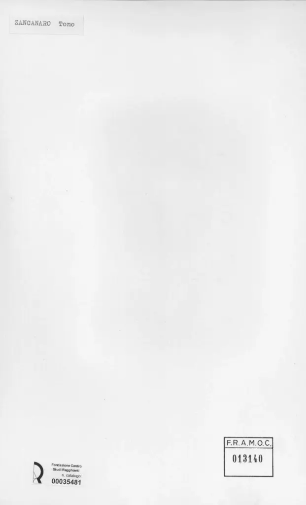 Anonimo , Zancanaro, Antonio - sec. XX - Scultura