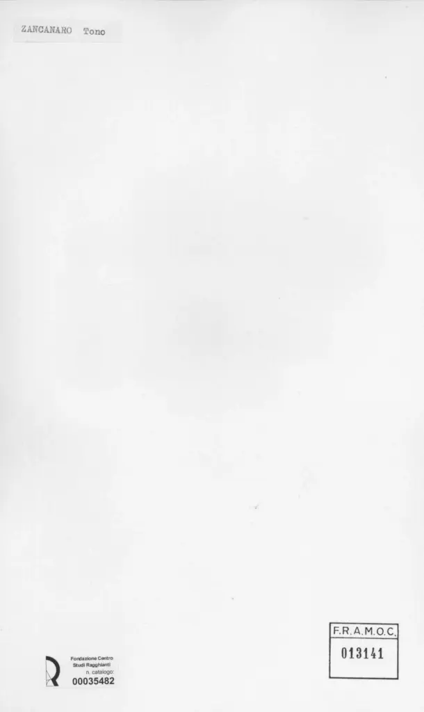 Anonimo , Zancanaro, Antonio - sec. XX - Scultura , retro