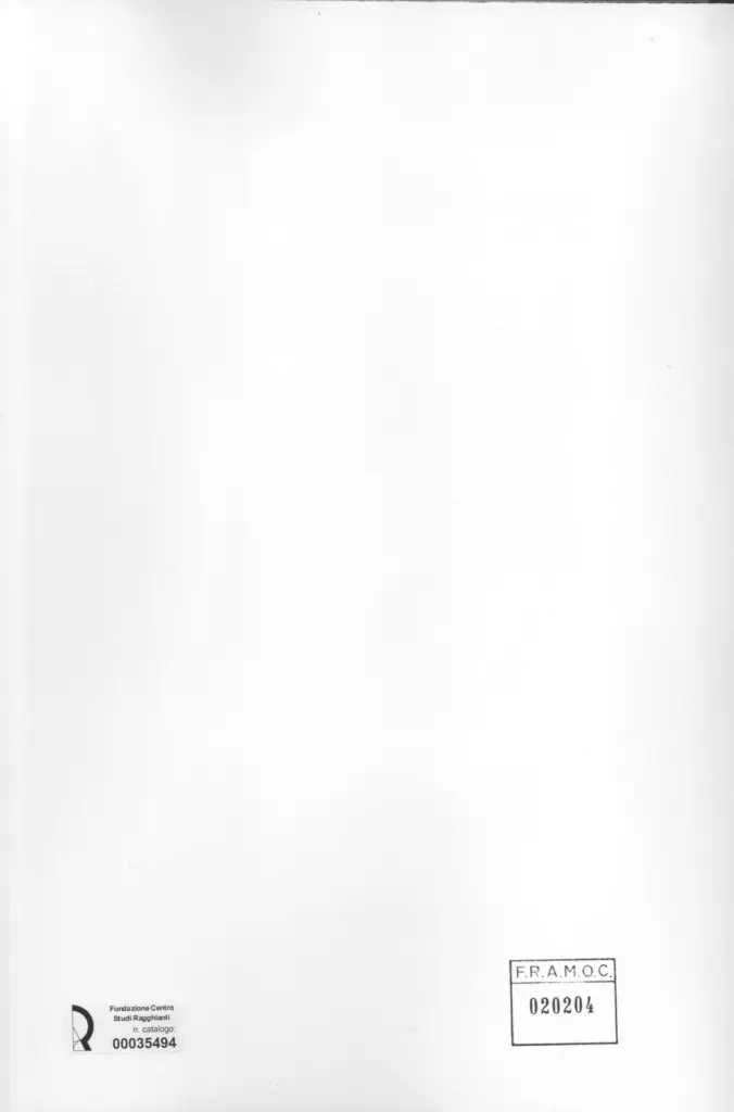 Anonimo , Zancanaro, Antonio - sec. XX - Il ratto della demoinsusterrata Sabina , retro