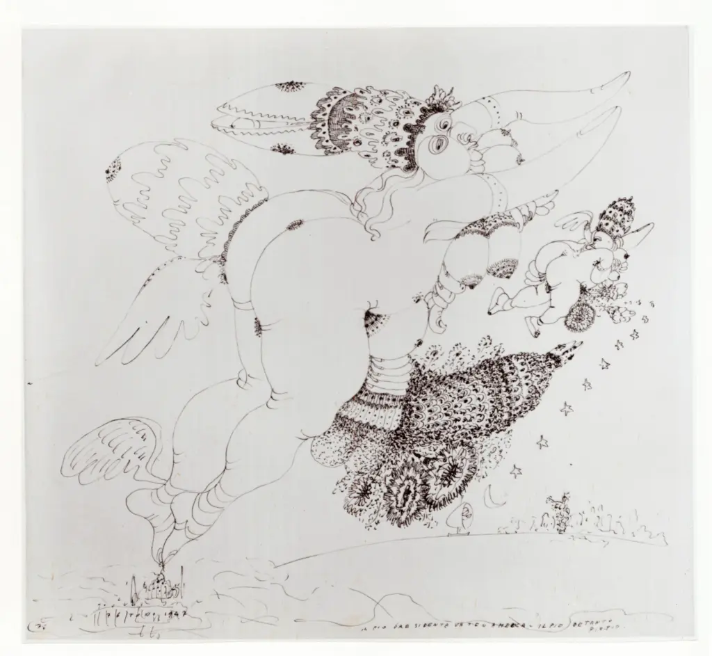 Anonimo , Zancanaro, Antonio - sec. XX - Il pio presidente va t'en America , fronte