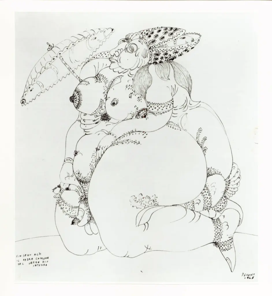 Anonimo , Zancanaro, Antonio - sec. XX - Kin seno [...] , fronte