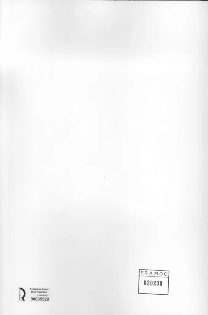 Anonimo , Zancanaro, Antonio - sec. XX - Fine di un equivoco , retro