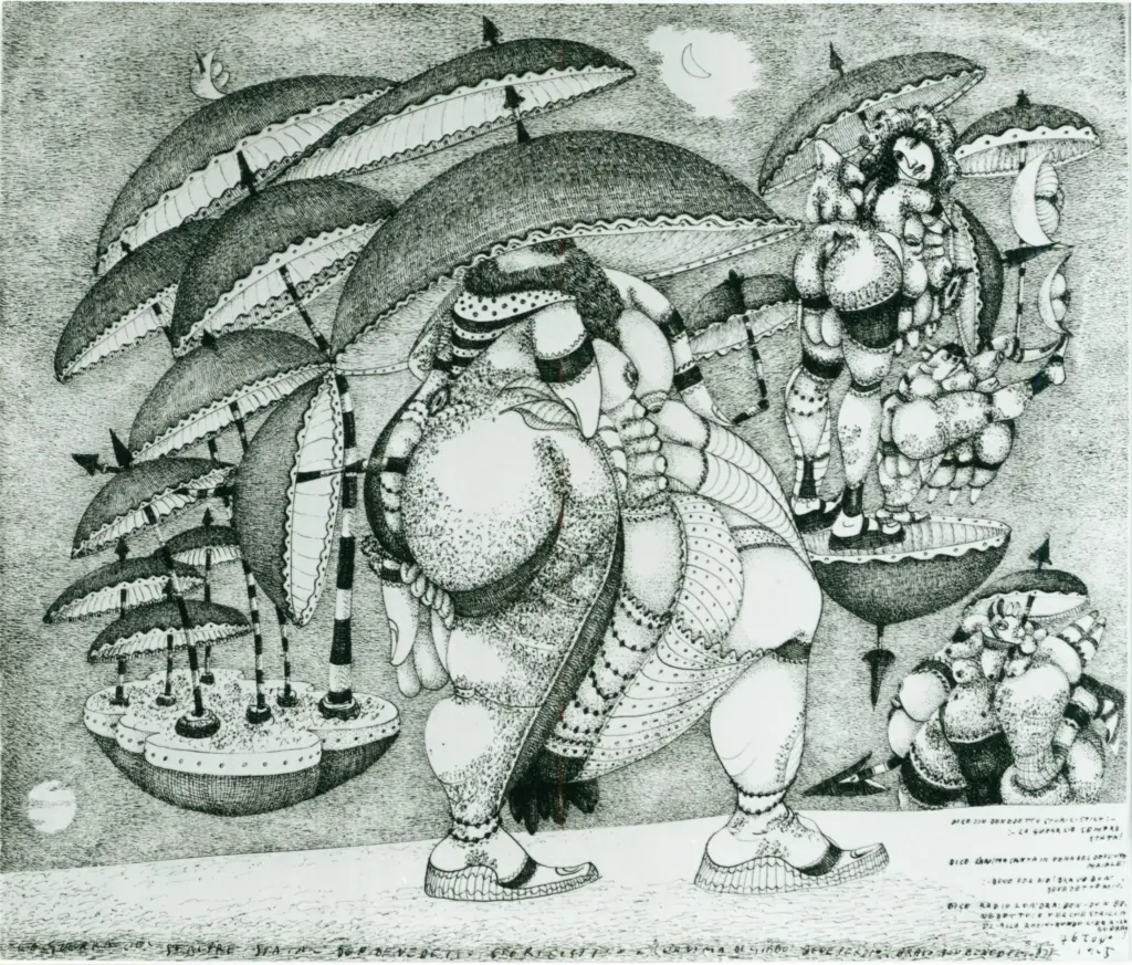 Anonimo , Zancanaro, Antonio - sec. XX - Dice Don Benedetto storicistico: la guerra &egrave; sempre stata [...] , fronte