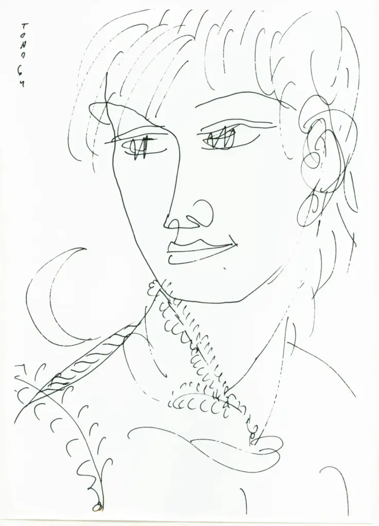 Anonimo , Zancanaro, Antonio - sec. XX - Ritratto , fronte