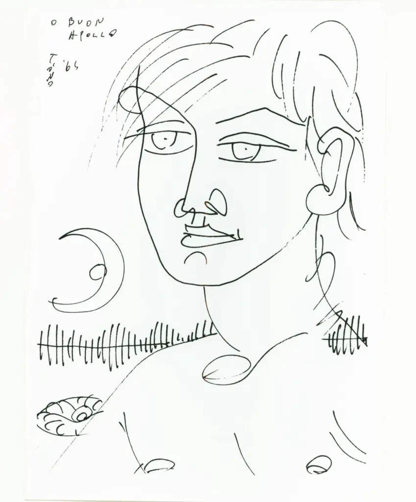 Anonimo , Zancanaro, Antonio - sec. XX - O Buon Apollo , fronte