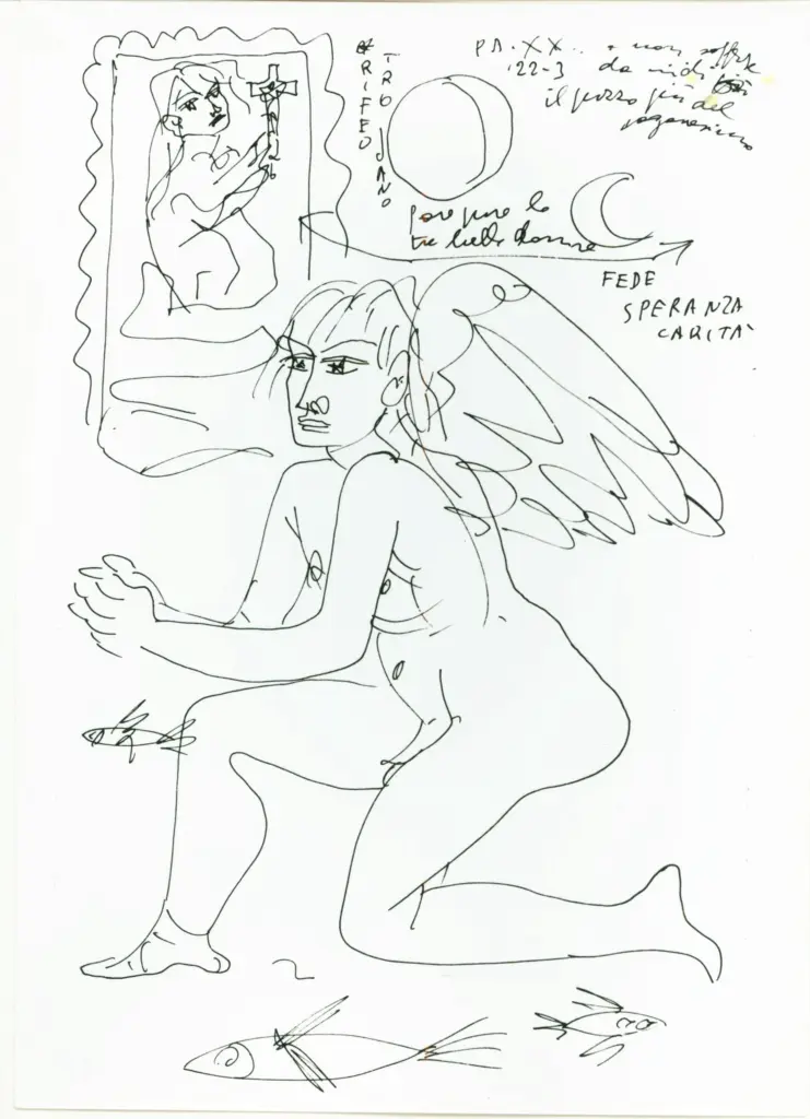 Zancanaro, Antonio , PA. XX, 22-3 - E non sofferse da indi il puzzo pi&ugrave; del paganesimo [...]