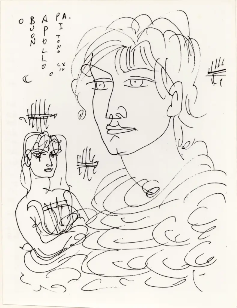 Anonimo , Zancanaro, Antonio - sec. XX - O Buon Apollo , fronte