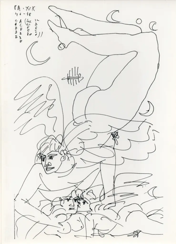 Anonimo , Zancanaro, Antonio - sec. XX - Lucifero il bello , fronte