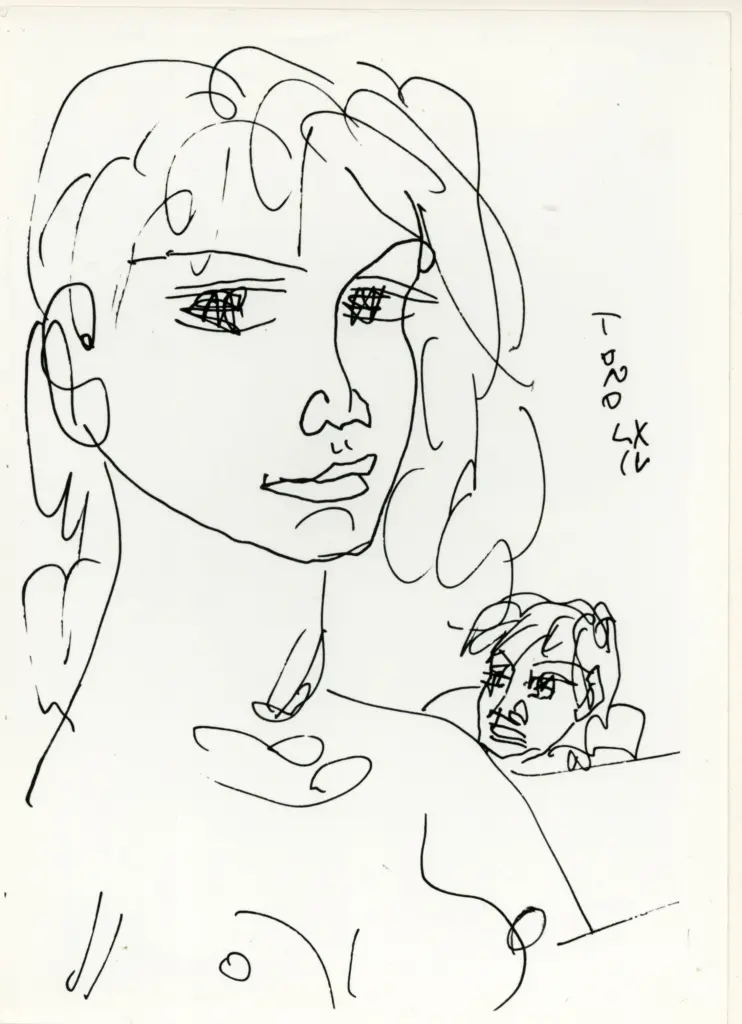 Anonimo , Zancanaro, Antonio - sec. XX - Donna , fronte