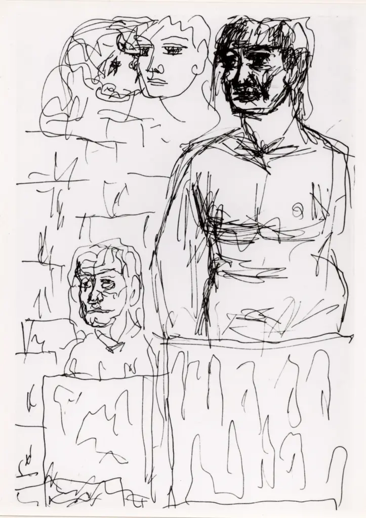 Anonimo , Zancanaro, Antonio - sec. XX - Disegno , fronte