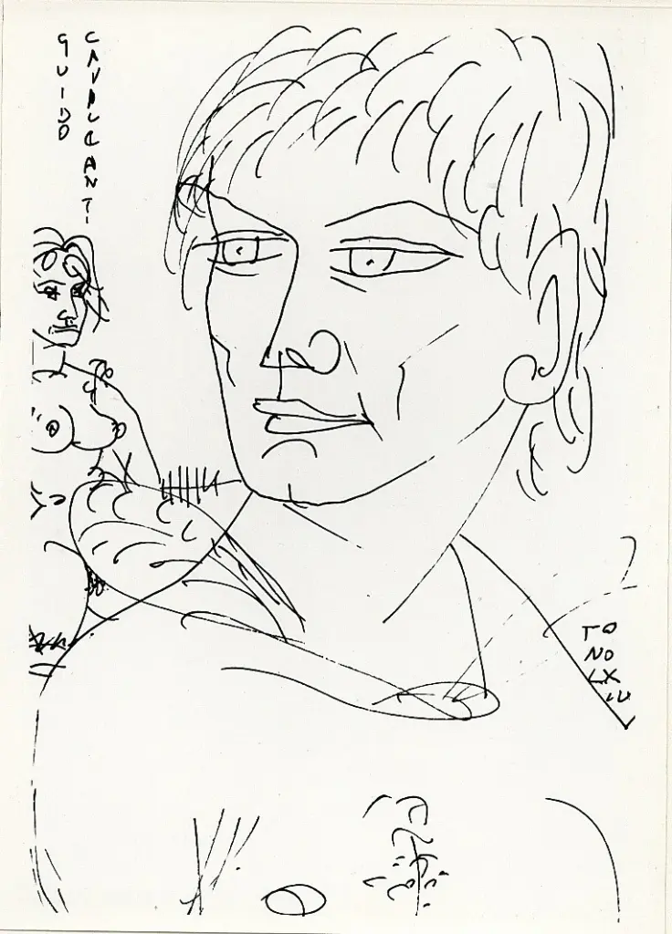 Anonimo , Zancanaro, Antonio - sec. XX - Guido Cavalcanti , fronte