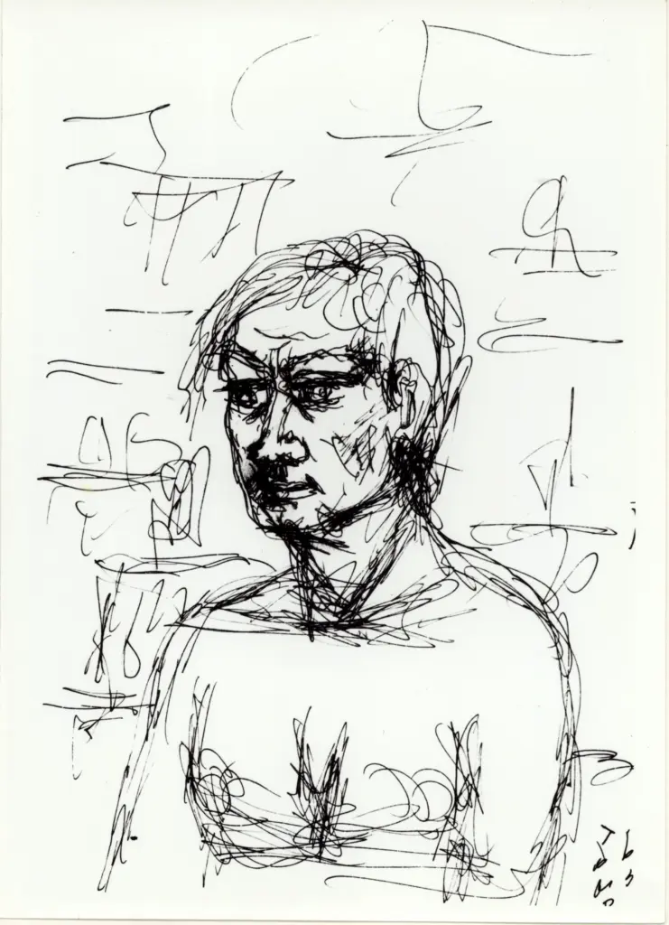 Anonimo , Zancanaro, Antonio - sec. XX - Ritratto maschile , fronte