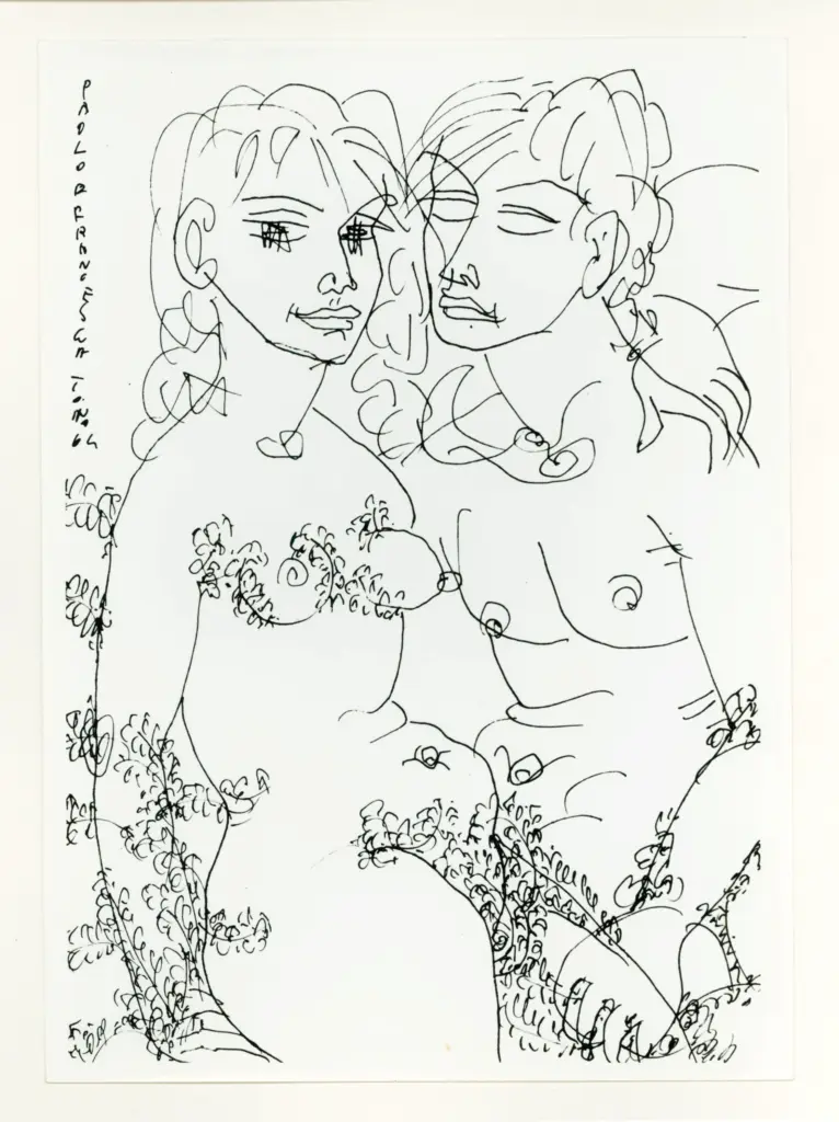 Anonimo , Zancanaro, Antonio - sec. XX - Paolo e Francesca , fronte