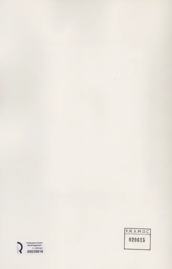 Anonimo , Zancanaro, Antonio - sec. XX - Abbraccio: Paolo e Francesca , retro