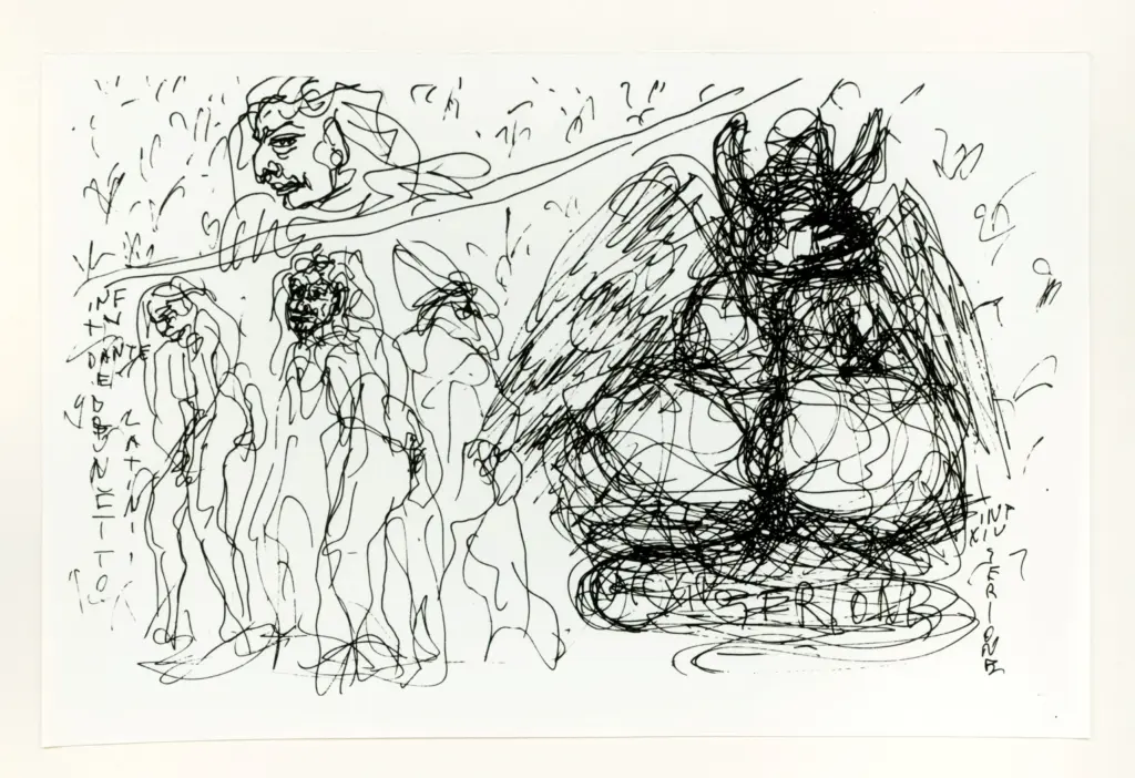 Anonimo , Zancanaro, Antonio - sec. XX - Inf. XV Dante, XIV Gerione