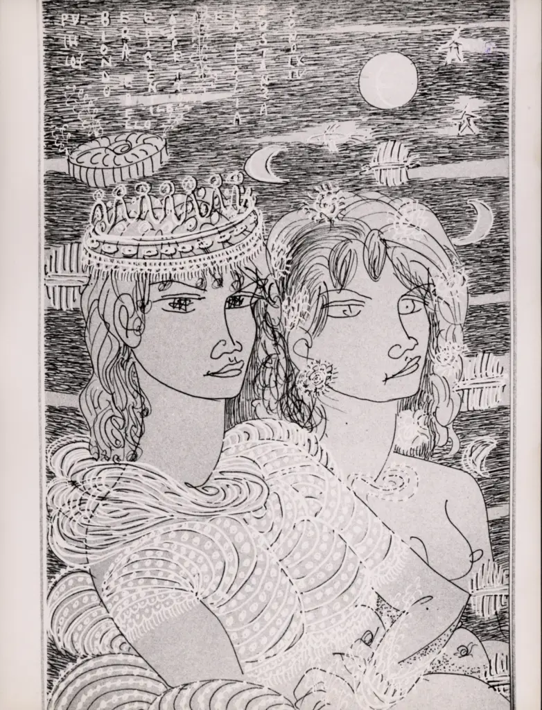 Anonimo , Zancanaro, Antonio - sec. XX - PU III-107. Biondo era e bello e di gentile aspetto