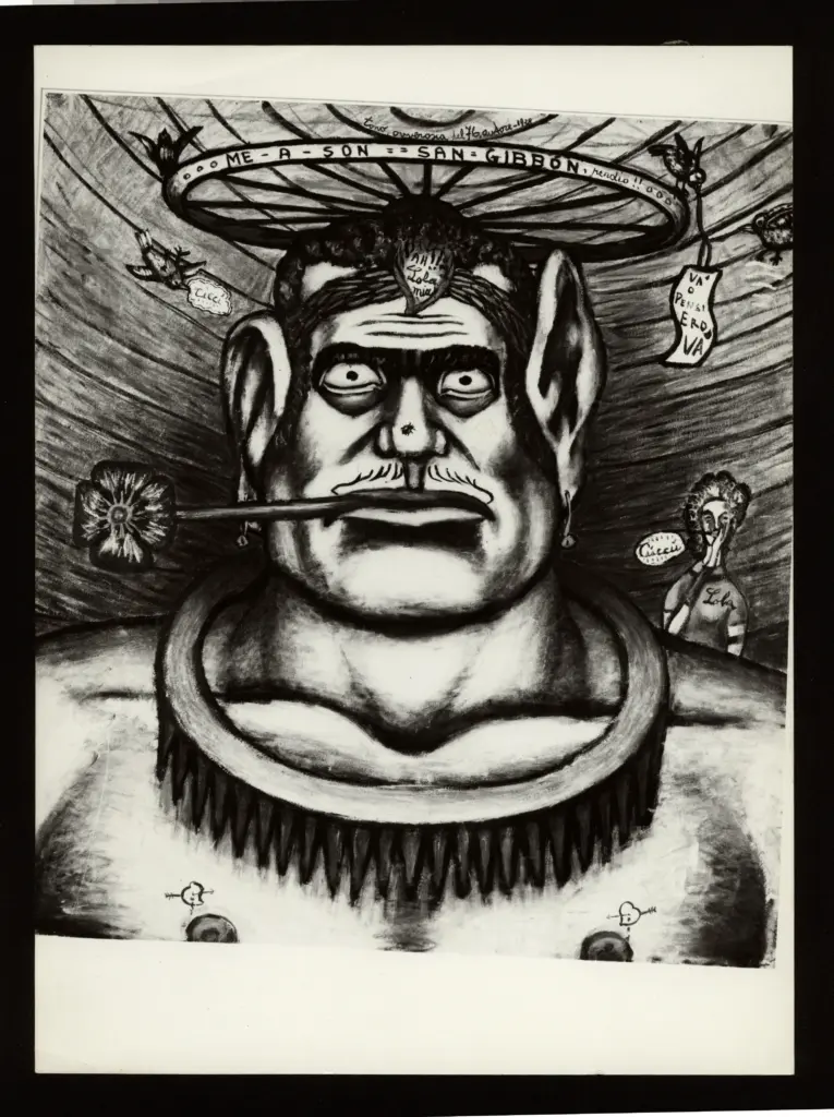 Anonimo , Zancanaro, Antonio - sec. XX - Me a son san Gibbon , fronte