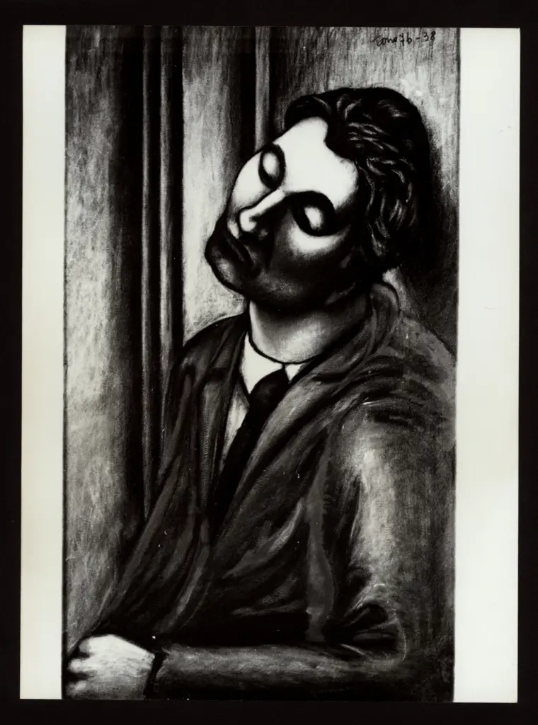 Anonimo , Zancanaro, Antonio - sec. XX - Uomo che dorme , fronte